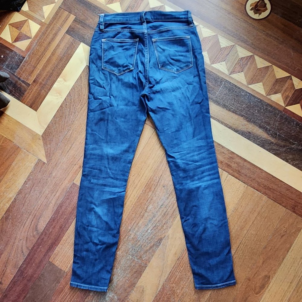 J.Crew Dark Wash Skinny Jeans Size 27 - Picture 11 of 13